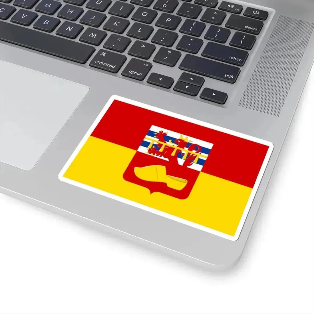 Flag of Nassogne (Belgium) STICKER Vinyl Kiss-Cut Decal - The Sticker Space