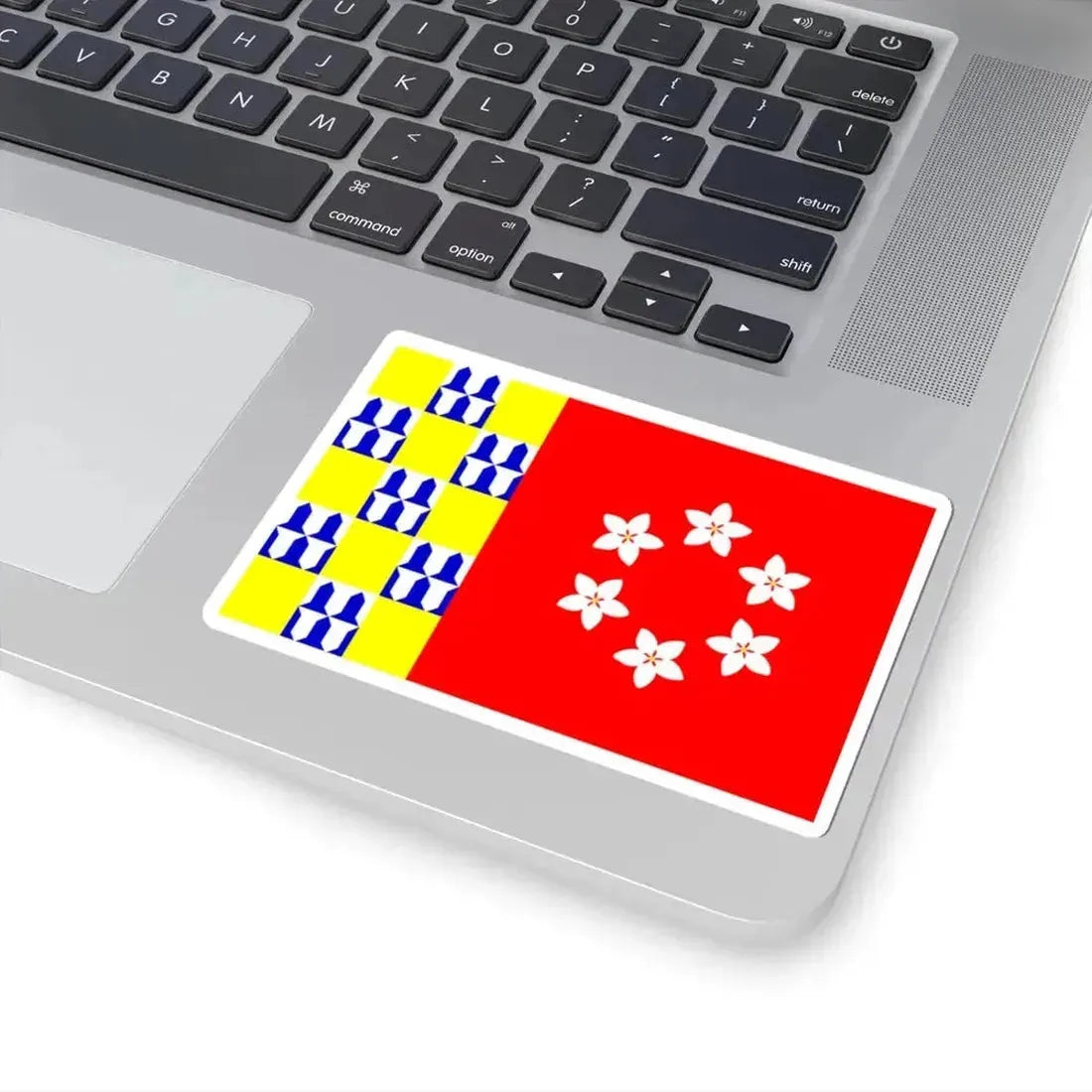 Flag of Nava (Belgium) STICKER Vinyl Kiss-Cut Decal - The Sticker Space