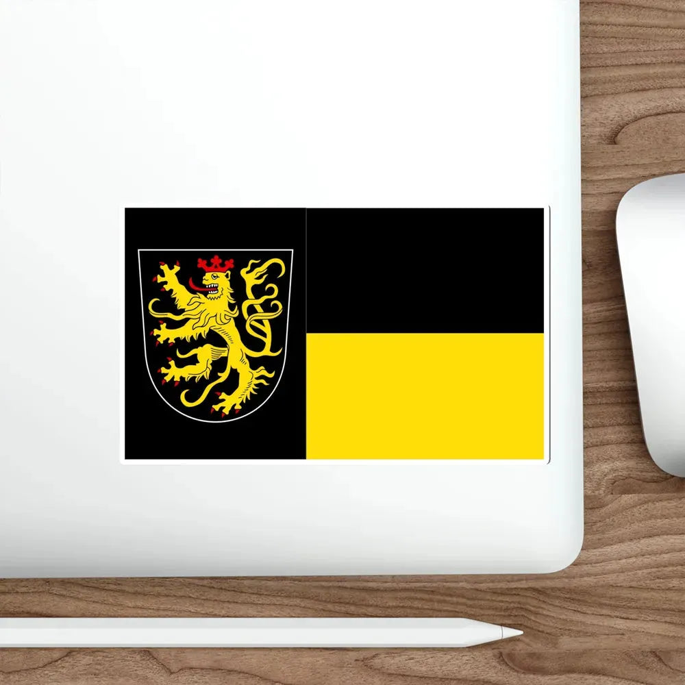 Flag of Neustadt an der Weinstraße Germany STICKER Vinyl Die-Cut Decal - The Sticker Space