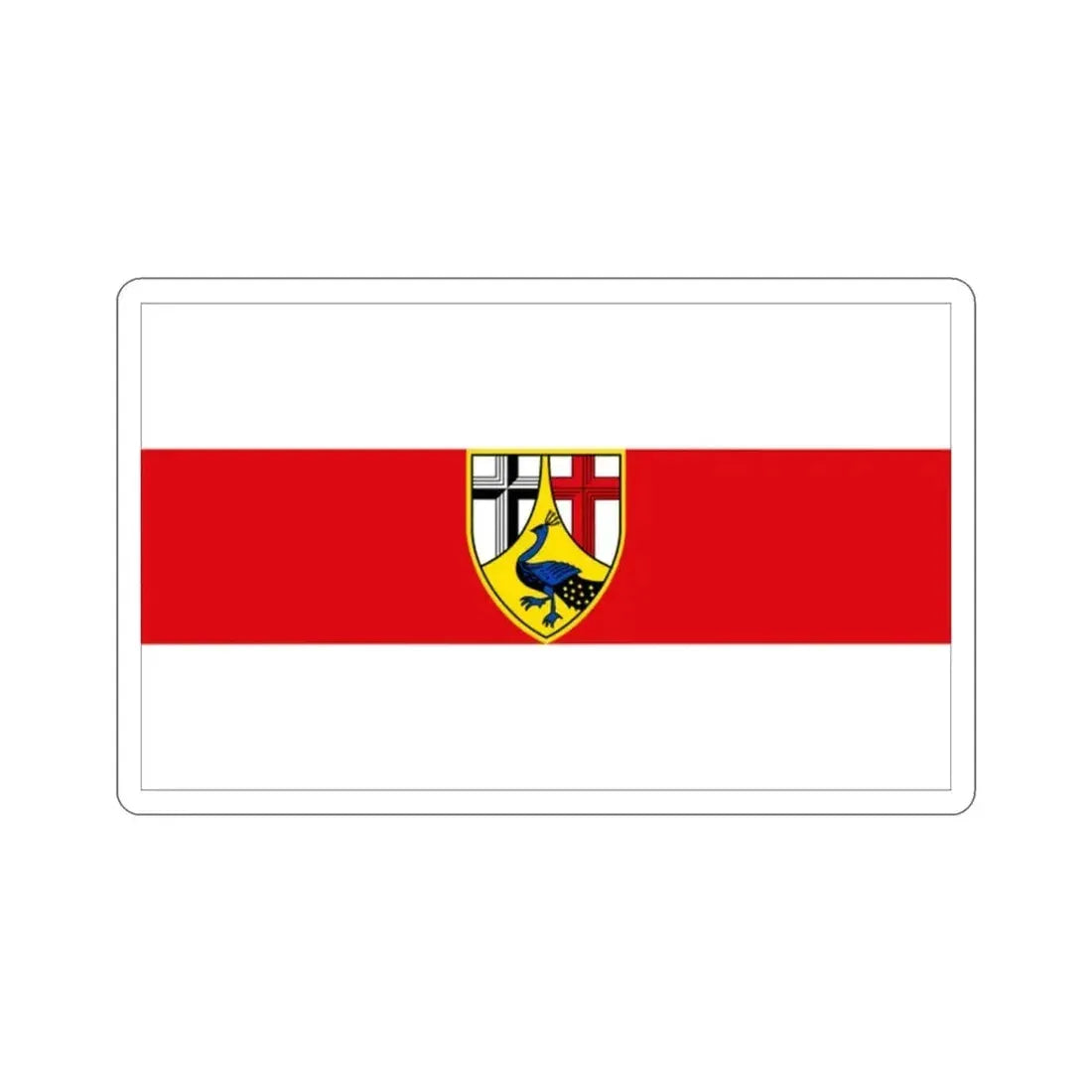 Flag of Neuwied Germany STICKER Vinyl Die-Cut Decal - The Sticker Space