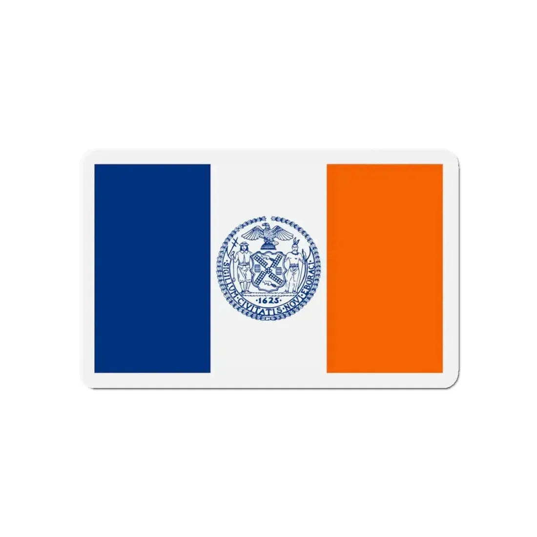 Flag of New York City - Refrigerator Magnet - The Sticker Space