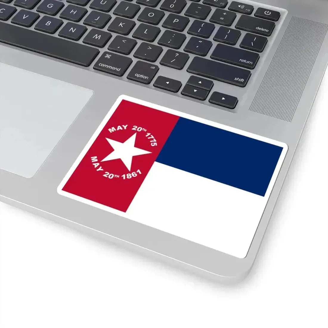 Flag of North Carolina 1861-1865 (United States) STICKER Vinyl Kiss-Cut Decal - The Sticker Space