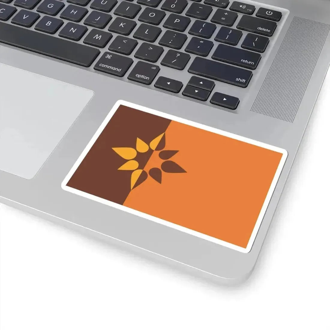 Flag of North Newton Kansas (United States) STICKER Vinyl Kiss-Cut Decal - The Sticker Space