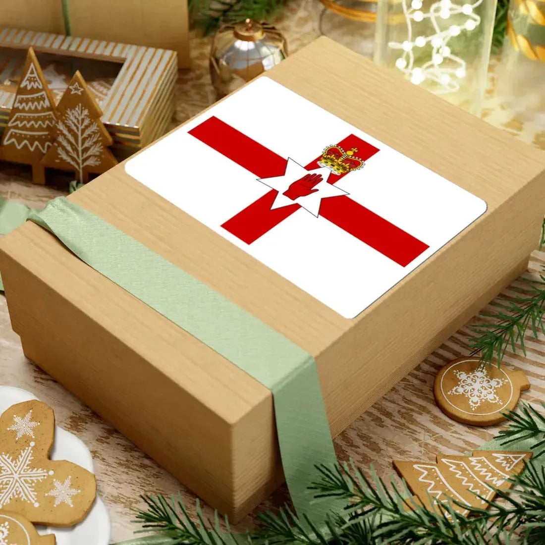 Flag of Northern Ireland 1953-1972 3-2 (Ireland) STICKER Vinyl Kiss-Cut Decal - The Sticker Space