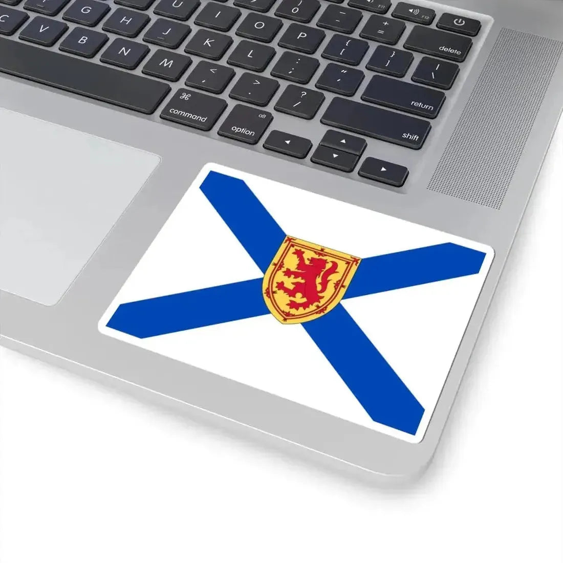 Flag of Nova Scotia historic 3 by 4 ratio (Canada) STICKER Vinyl Kiss-Cut Decal - The Sticker Space