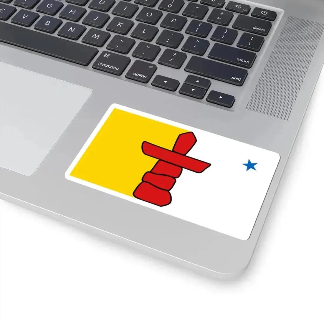 Flag of Nunavut (Canada) STICKER Vinyl Kiss-Cut Decal - The Sticker Space