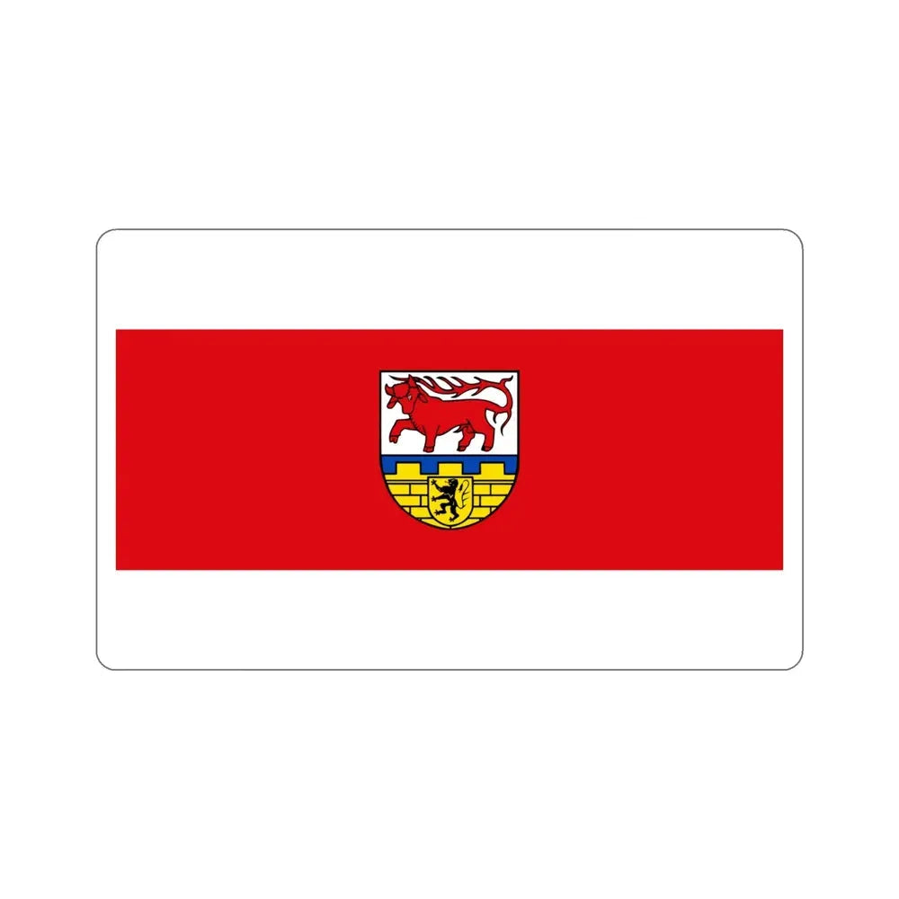 Flag of Oberspreewald Lausitz Germany STICKER Vinyl Die-Cut Decal - The Sticker Space