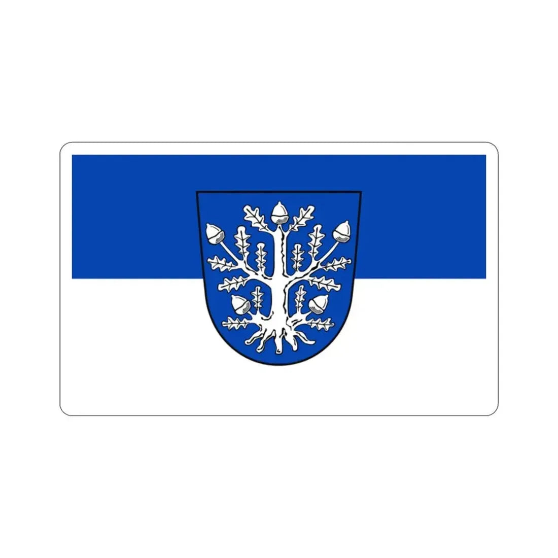 Flag of Offenbach am Main Germany STICKER Vinyl Die-Cut Decal - The Sticker Space