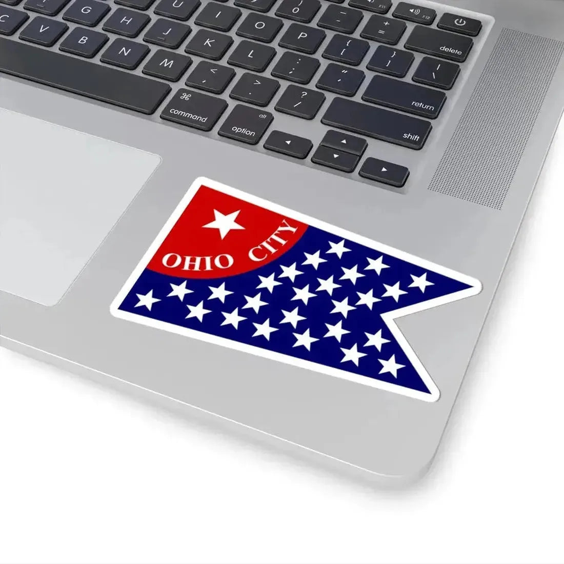 Flag of Ohio City Cleveland (United States) STICKER Vinyl Kiss-Cut Decal - The Sticker Space