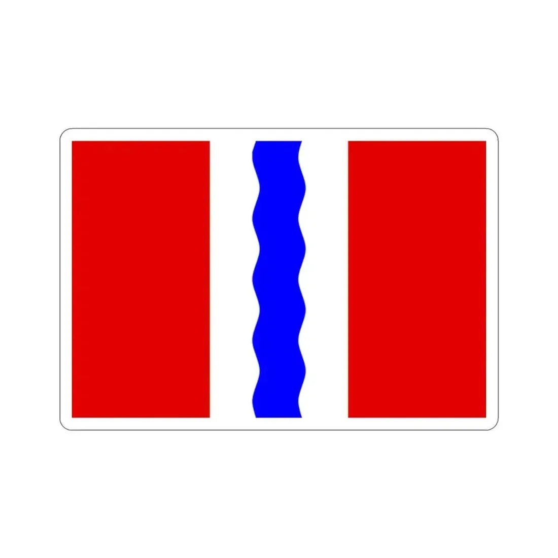 Flag of Omsk Oblast Russia STICKER Vinyl Die-Cut Decal - The Sticker Space
