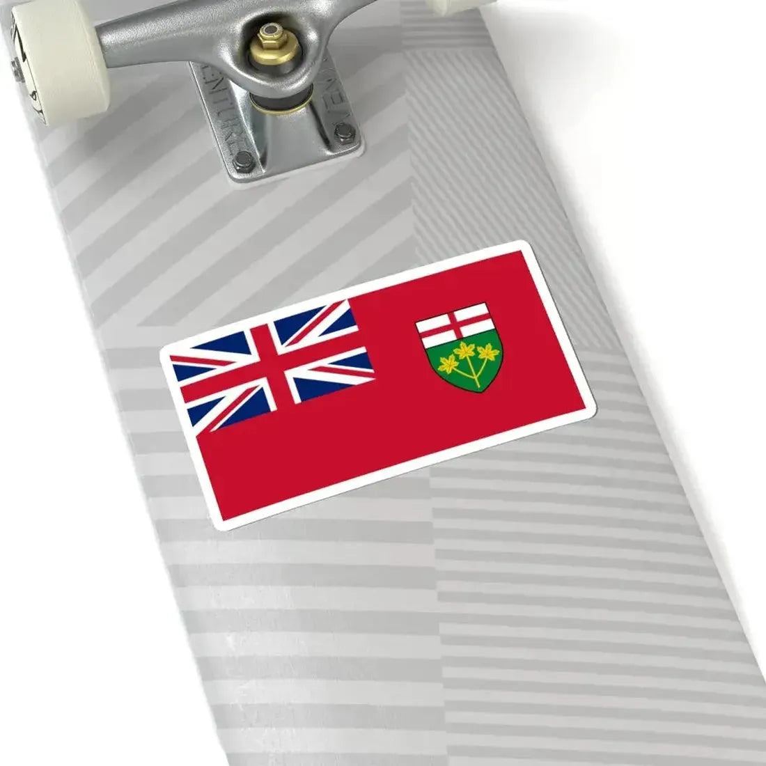 Flag of Ontario (Canada) STICKER Vinyl Kiss-Cut Decal - The Sticker Space
