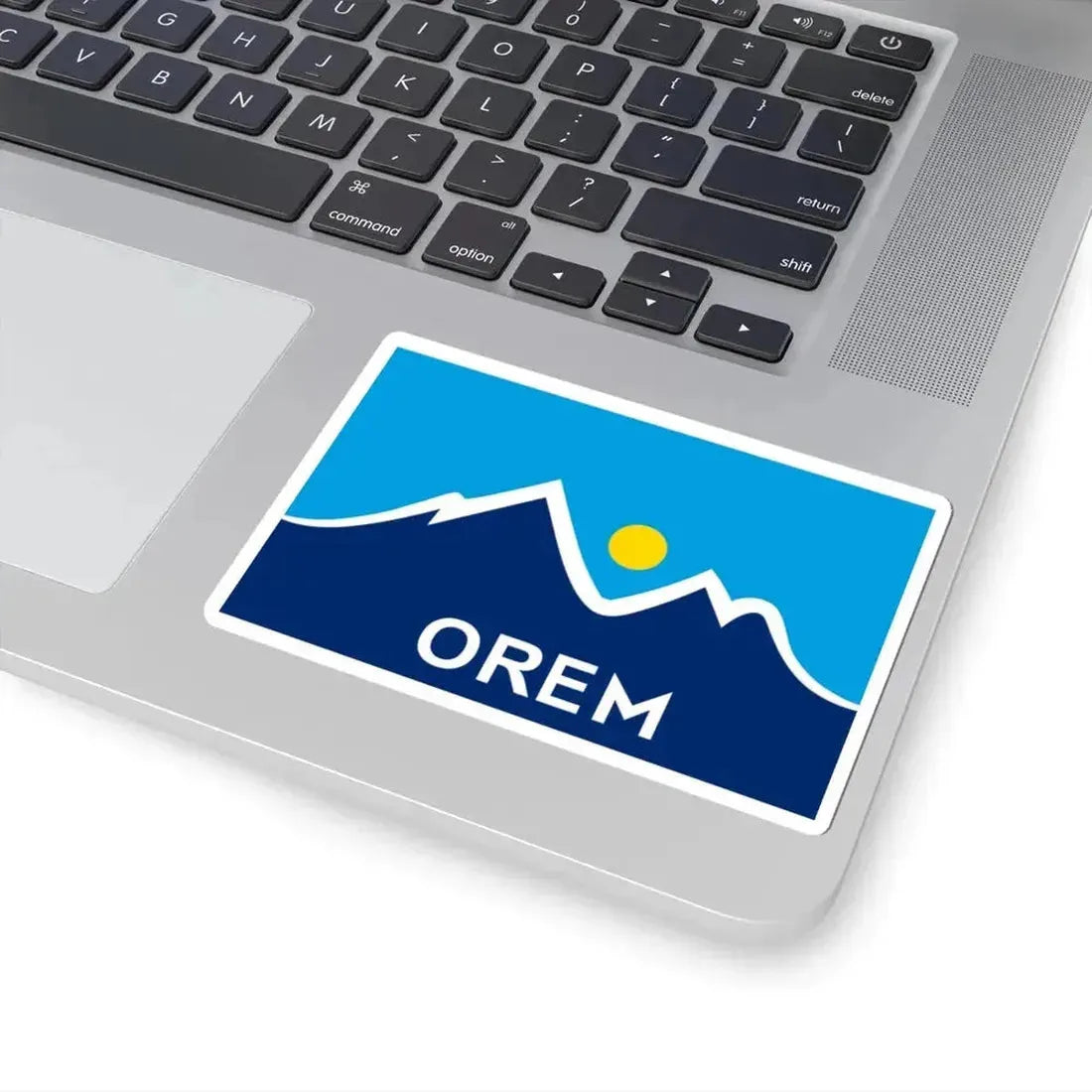 Flag of Orem Utah (United States) STICKER Vinyl Kiss-Cut Decal - The Sticker Space