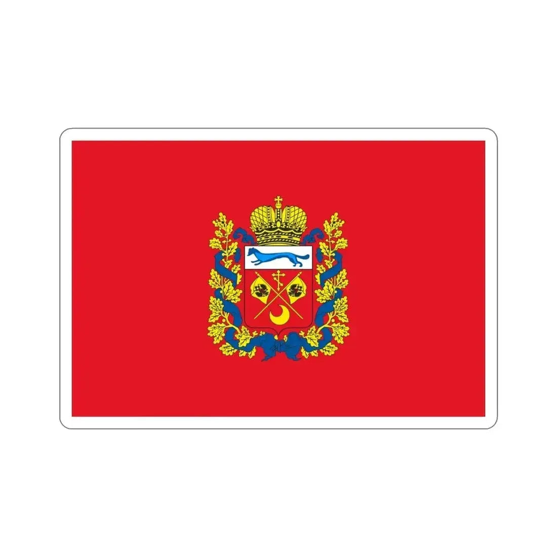 Flag of Orenburg Oblast Russia STICKER Vinyl Die-Cut Decal - The Sticker Space