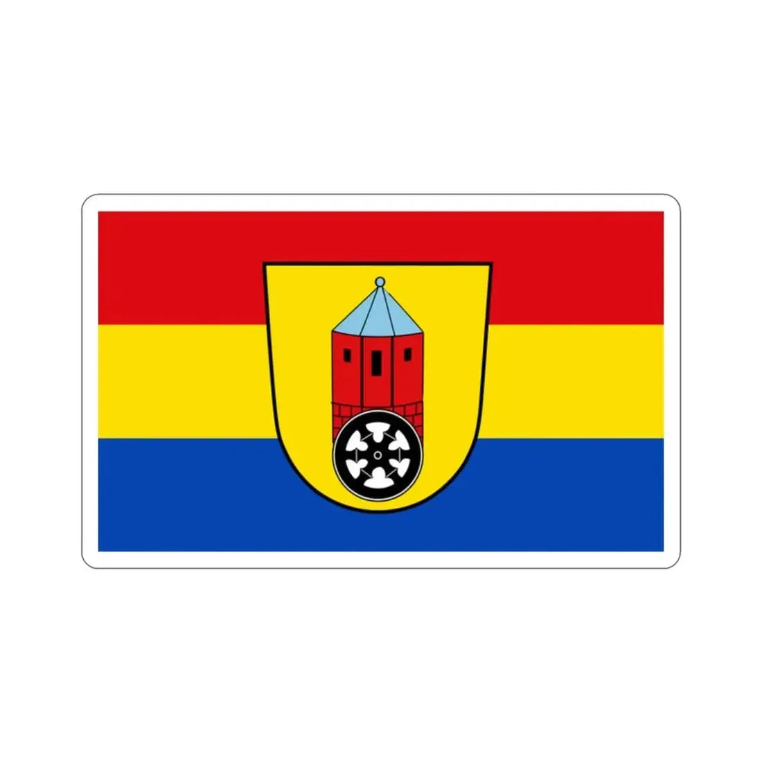 Flag of Osnabrück Germany STICKER Vinyl Die-Cut Decal - The Sticker Space