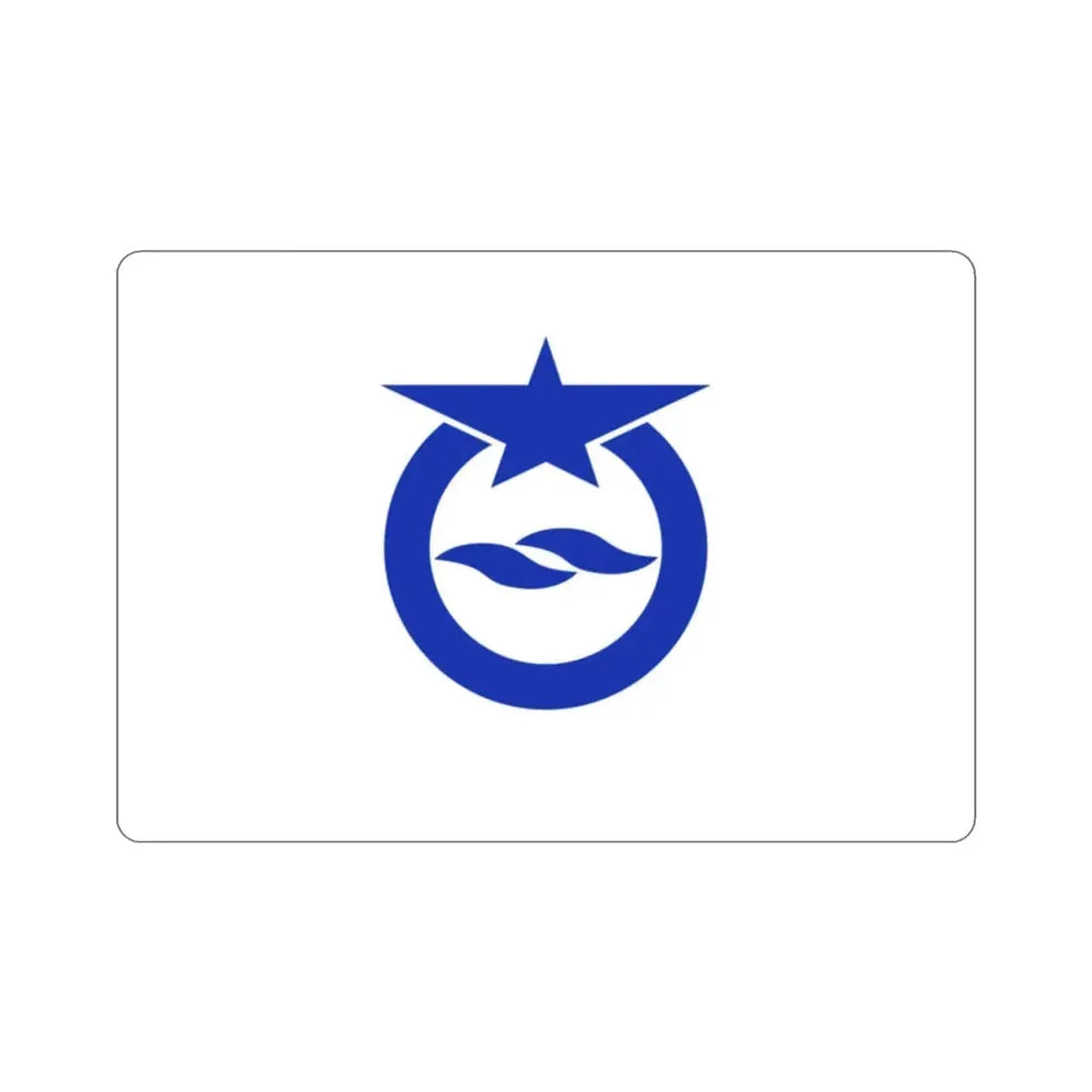 Flag of Otsu Shiga Japan STICKER Vinyl Die-Cut Decal - The Sticker Space