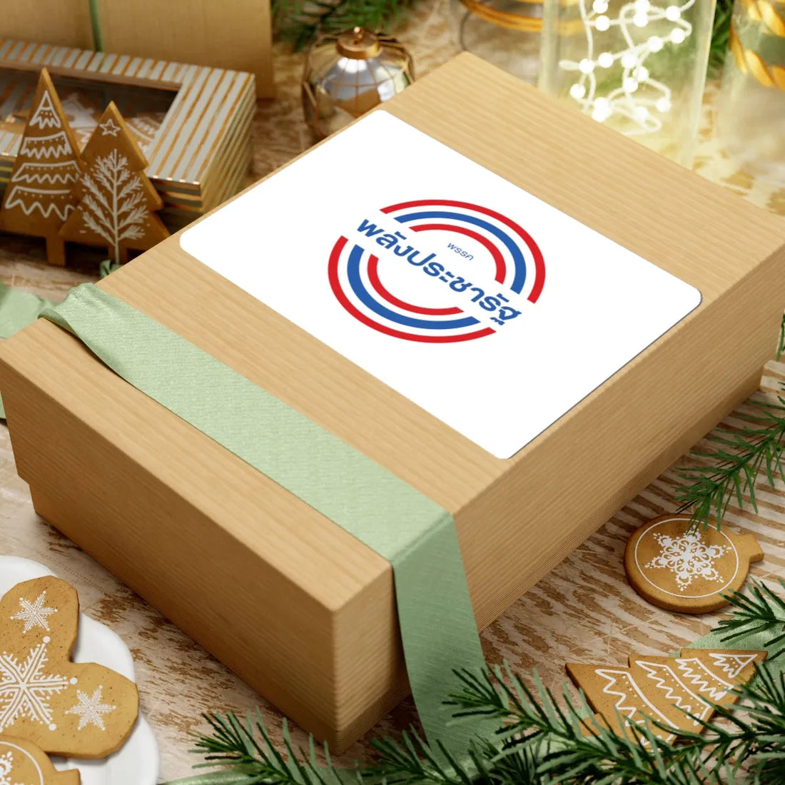 Flag of Palang Pracharath Party Since 2020 (Thailand) STICKER Vinyl Kiss-Cut Decal - The Sticker Space