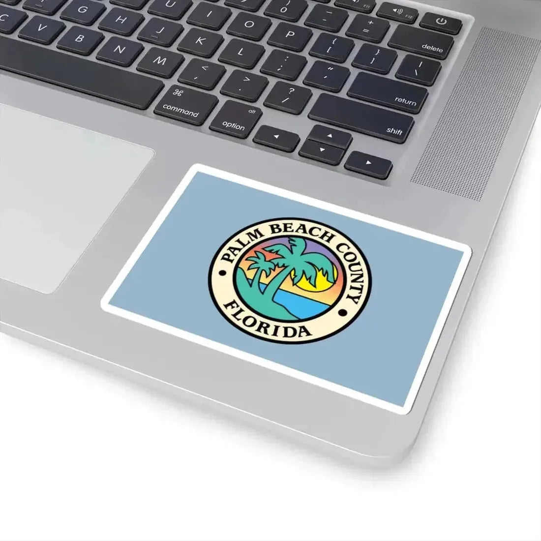 Flag of Palm Beach County Florida (United States) STICKER Vinyl Kiss-Cut Decal - The Sticker Space