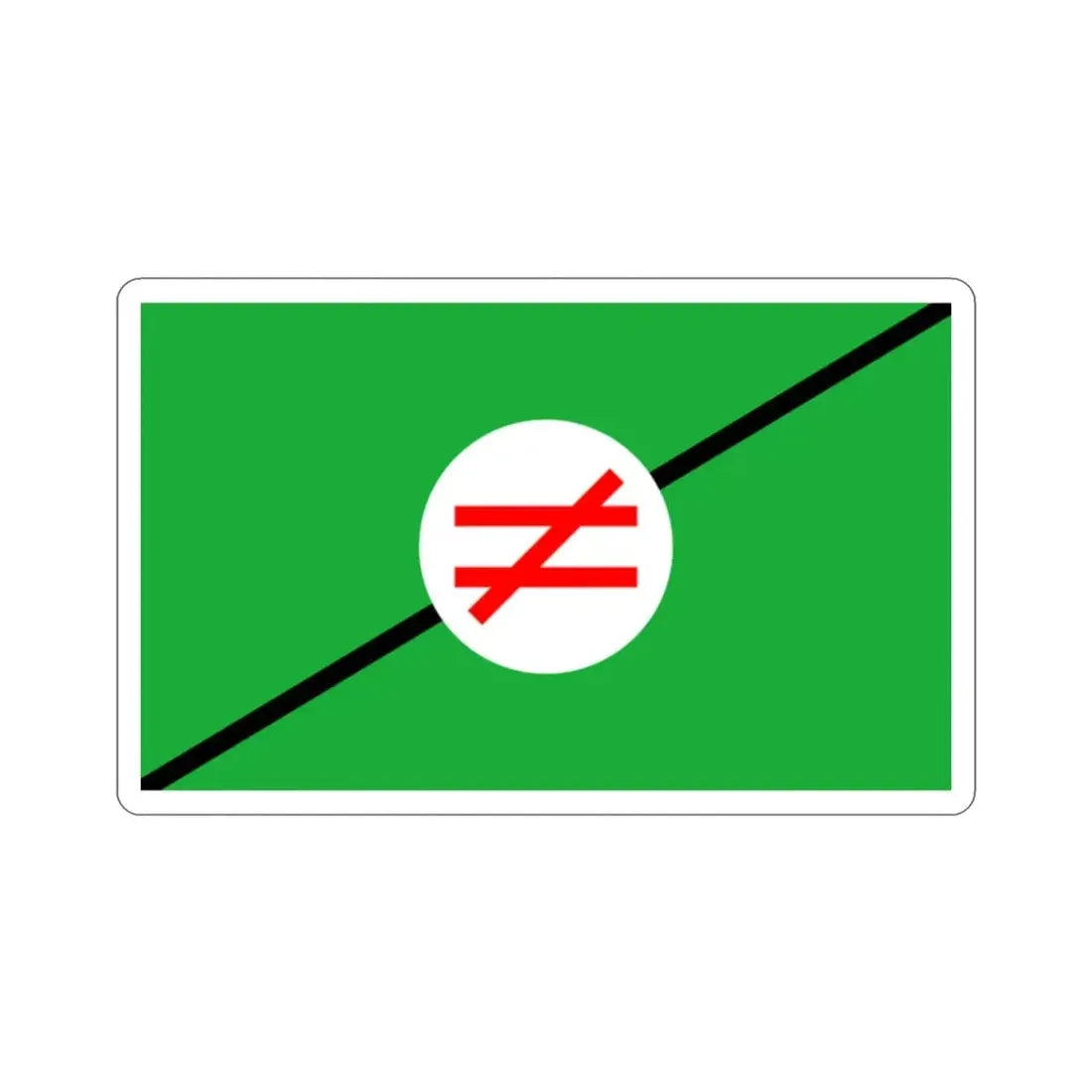 Flag of Pan-Iranist-Party (Iran) STICKER Vinyl Die-Cut Decal - The Sticker Space