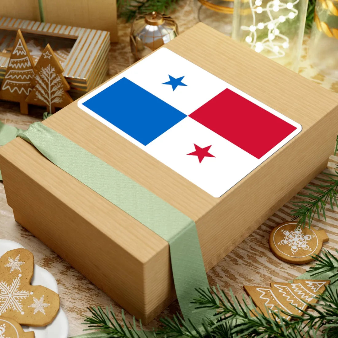 Flag of Panama 1925-2017 (Panama) STICKER Vinyl Kiss-Cut Decal - The Sticker Space