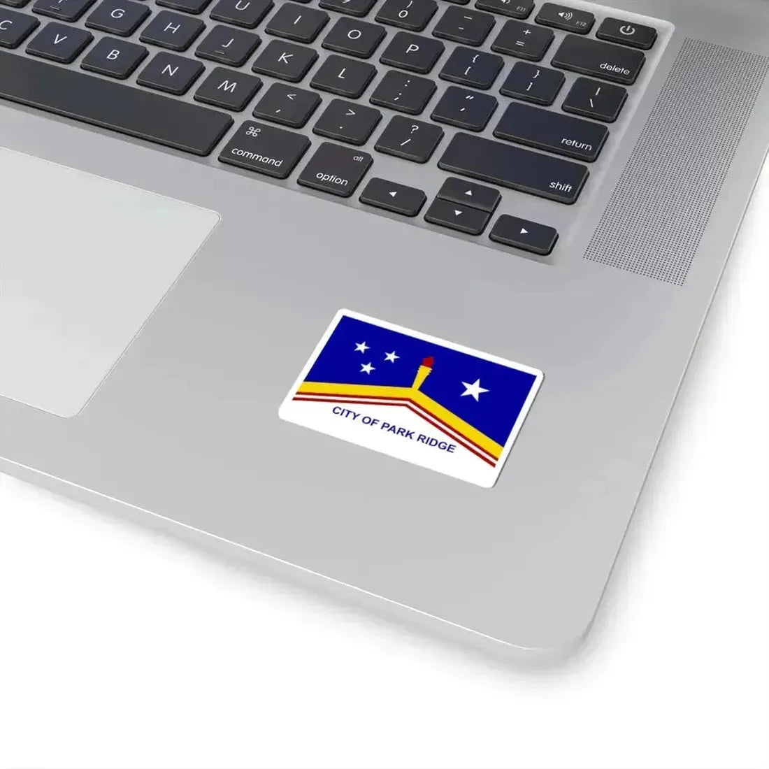 Flag of Park Ridge, Illinois - STICKER Vinyl Kiss-Cut Decal - The Sticker Space