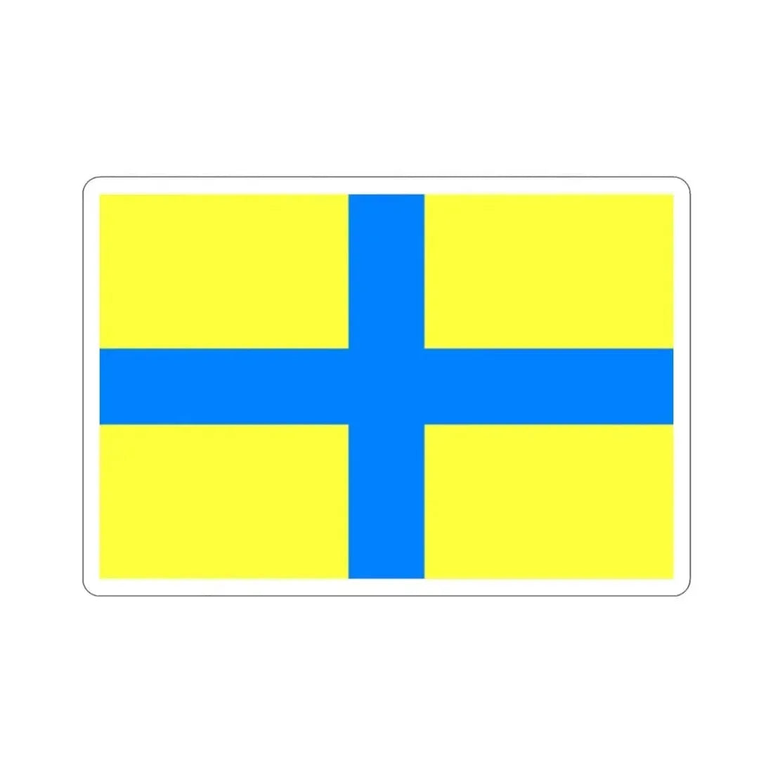 Flag of Parma Italy STICKER Vinyl Die-Cut Decal - The Sticker Space