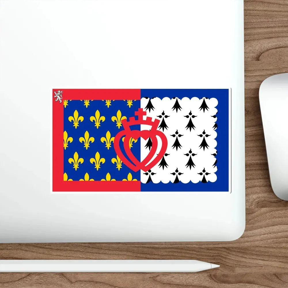 Flag of Pays de la Loire France STICKER Vinyl Die-Cut Decal - The Sticker Space