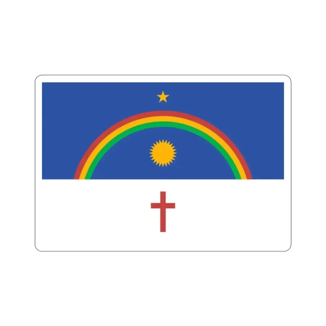Flag of Pernambuco Brazil STICKER Vinyl Die-Cut Decal - The Sticker Space