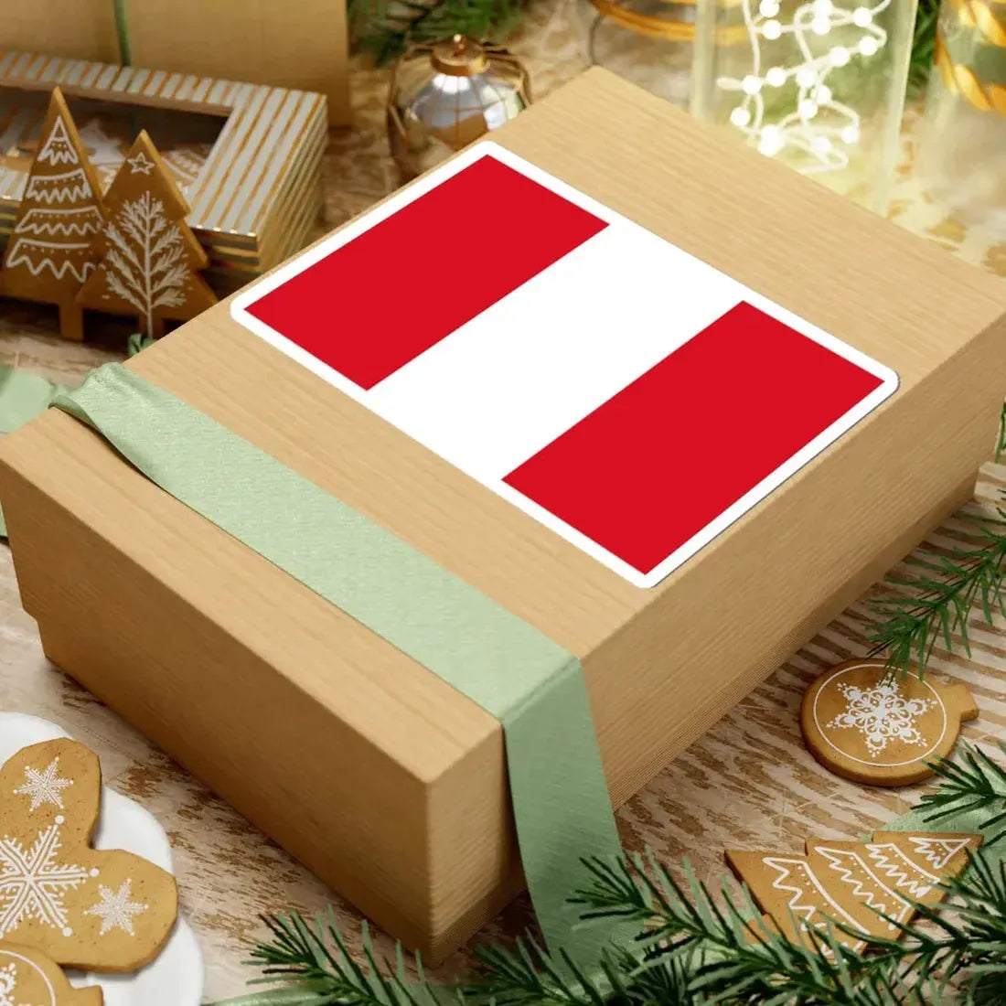 Flag of Peru (Peru) STICKER Vinyl Kiss-Cut Decal - The Sticker Space