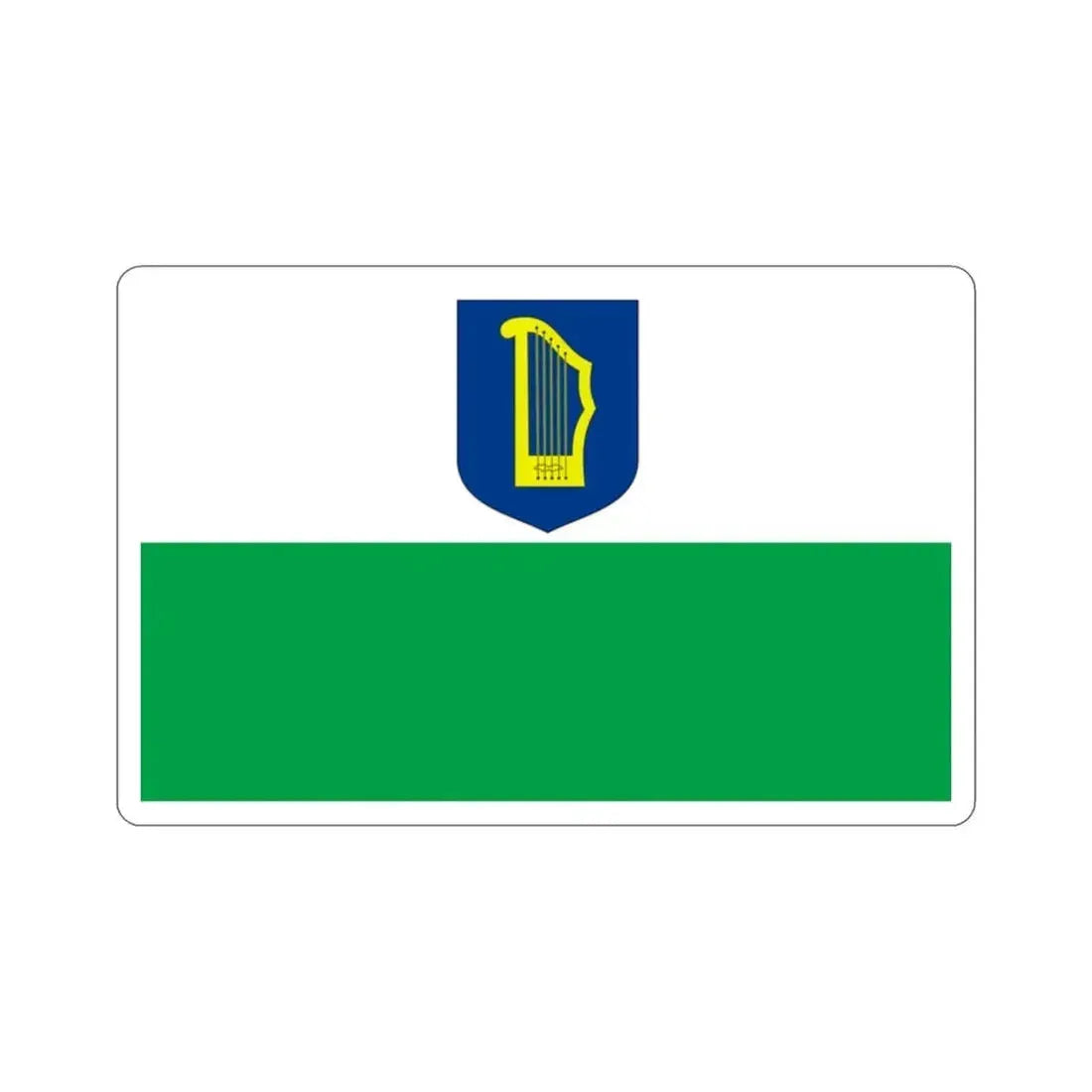 Flag of Petseri County Estonia STICKER Vinyl Die-Cut Decal - The Sticker Space