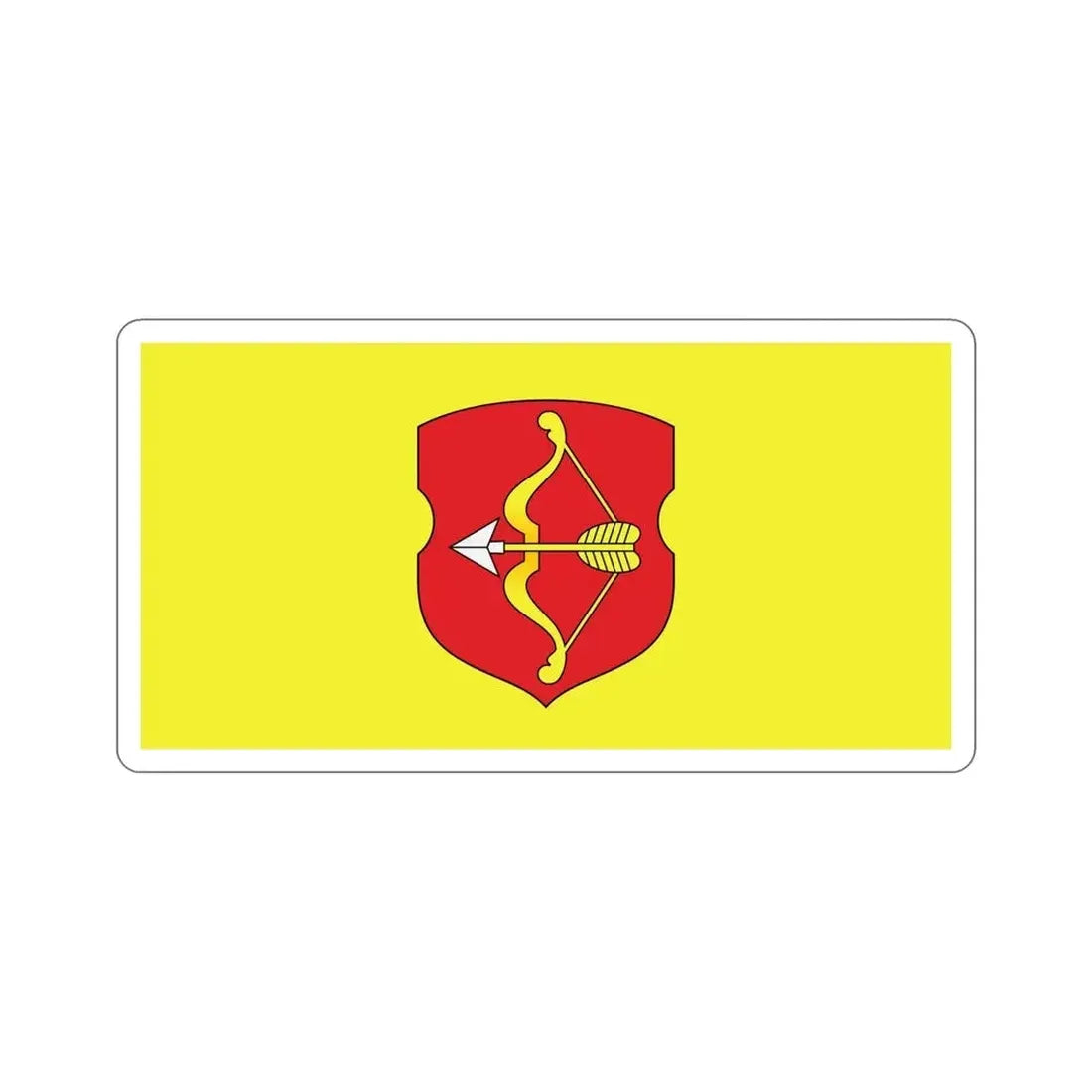 Flag of Pinsk Russia STICKER Vinyl Die-Cut Decal - The Sticker Space