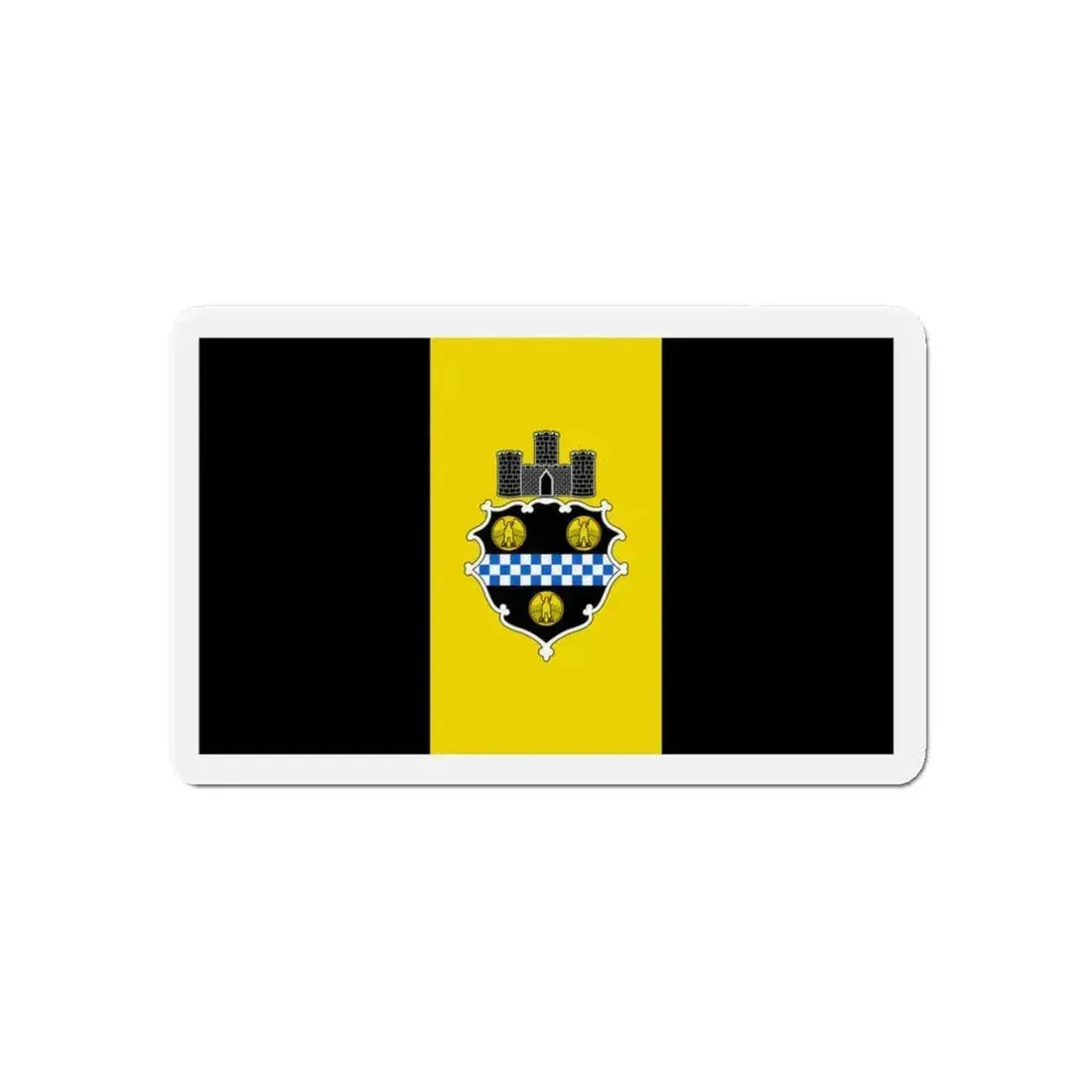 Flag of Pittsburgh Pennsylvania - Refrigerator Magnet - The Sticker Space