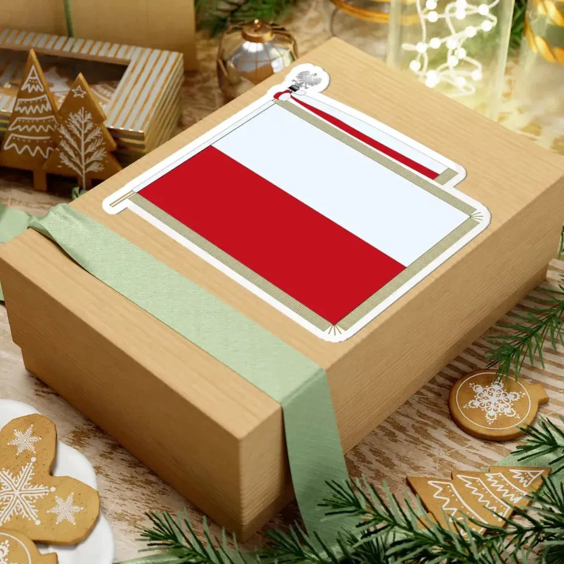 Flag of Poland parade (Poland) STICKER Vinyl Kiss-Cut Decal - The Sticker Space