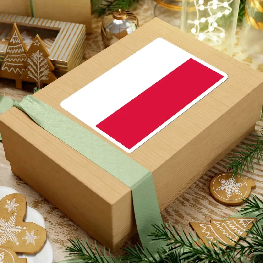 Flag of Poland vertical (Poland) STICKER Vinyl Kiss-Cut Decal - The Sticker Space