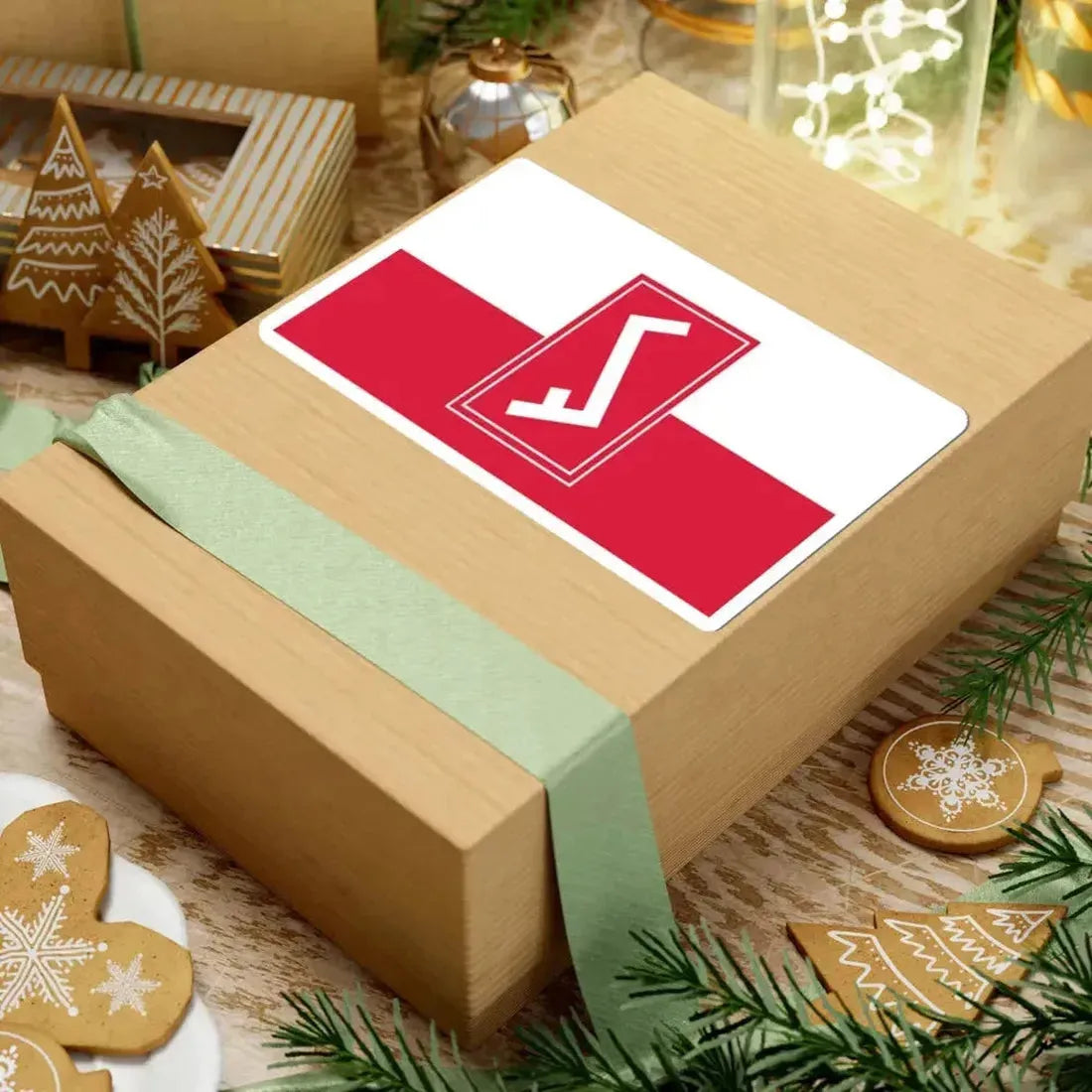 Flag of Poland with Rodło (Poland) STICKER Vinyl Kiss-Cut Decal - The Sticker Space