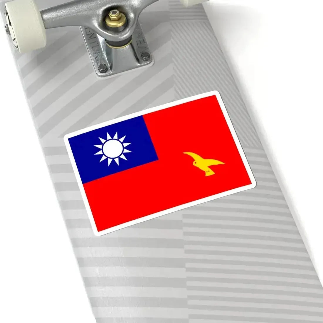Flag of police of the Republic of China 1947 (China) STICKER Vinyl Kiss-Cut Decal - The Sticker Space