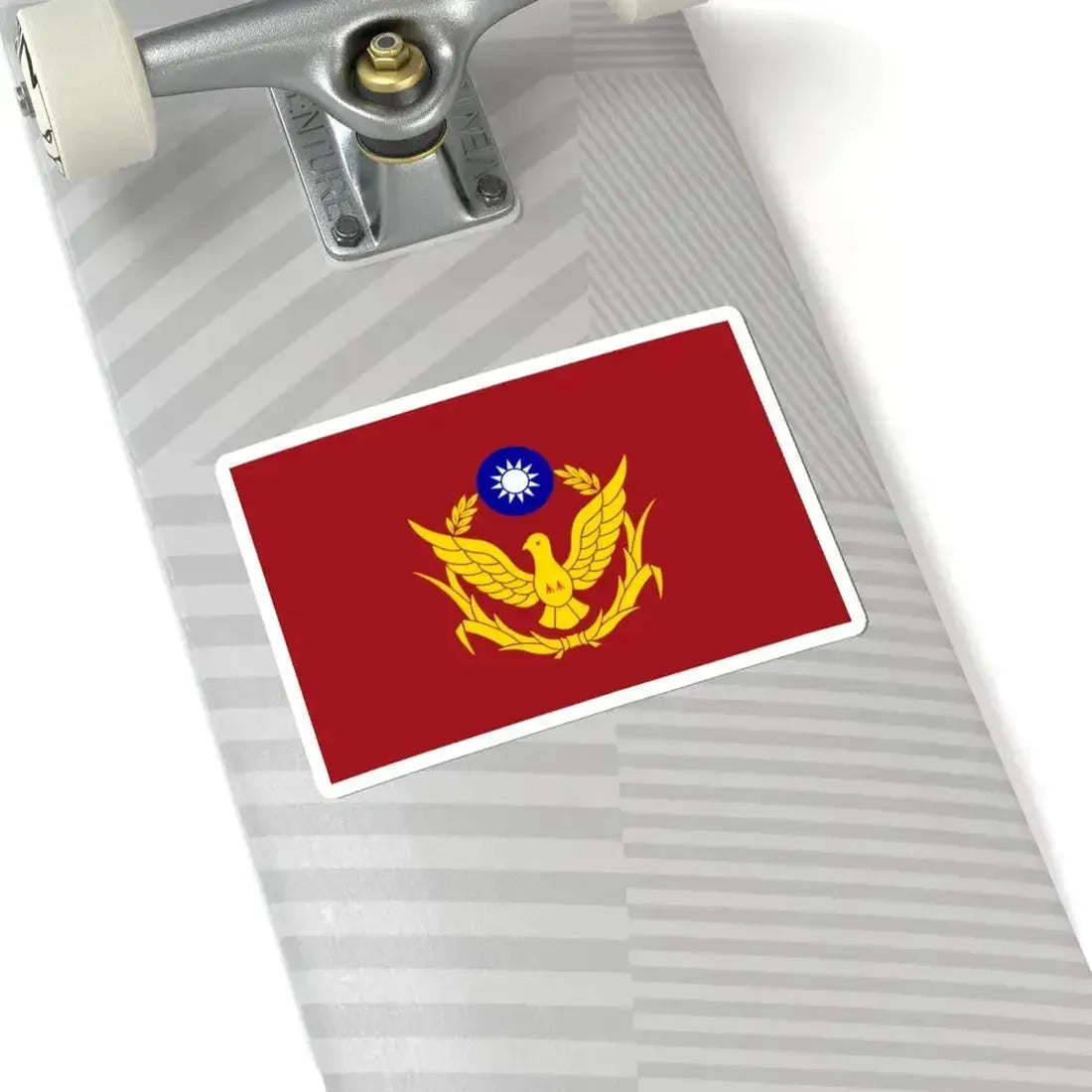 Flag of police of the Republic of China (China) STICKER Vinyl Kiss-Cut Decal - The Sticker Space
