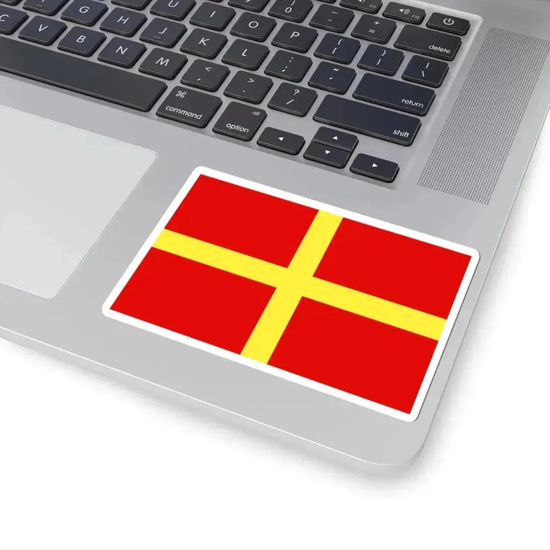 Flag of Pontrieux (Belgium) STICKER Vinyl Kiss-Cut Decal - The Sticker Space