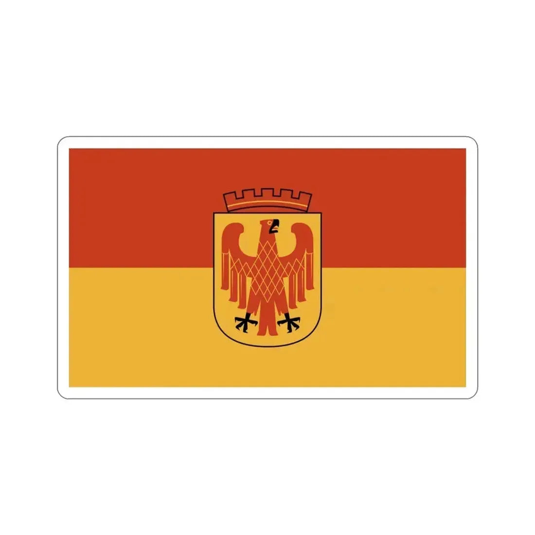 Flag of Potsdam Germany STICKER Vinyl Die-Cut Decal 3 Inch - The Sticker Space