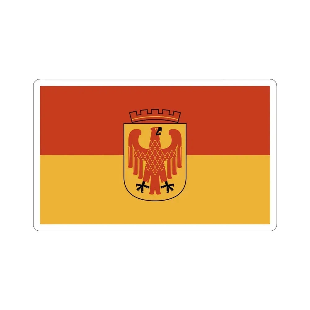 Flag of Potsdam Germany STICKER Vinyl Die-Cut Decal 4 Inch - The Sticker Space