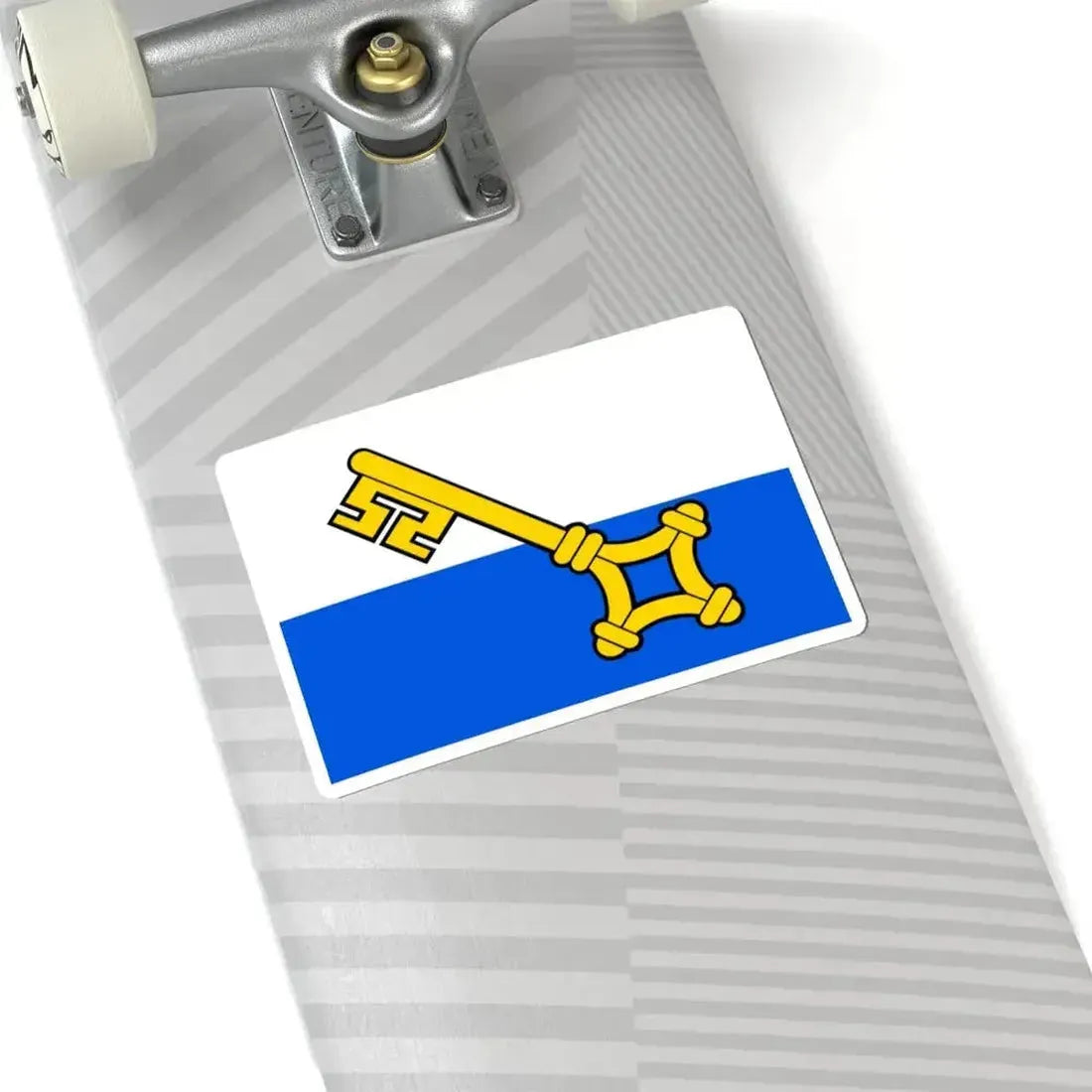 Flag of Prague 11 (Czech Republic) STICKER Vinyl Kiss-Cut Decal - The Sticker Space