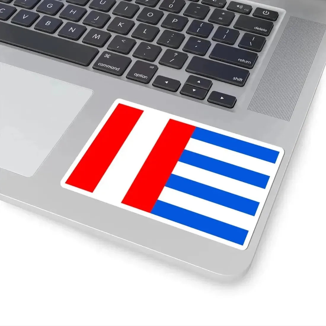 Flag of Prague 19 (Czech Republic) STICKER Vinyl Kiss-Cut Decal - The Sticker Space