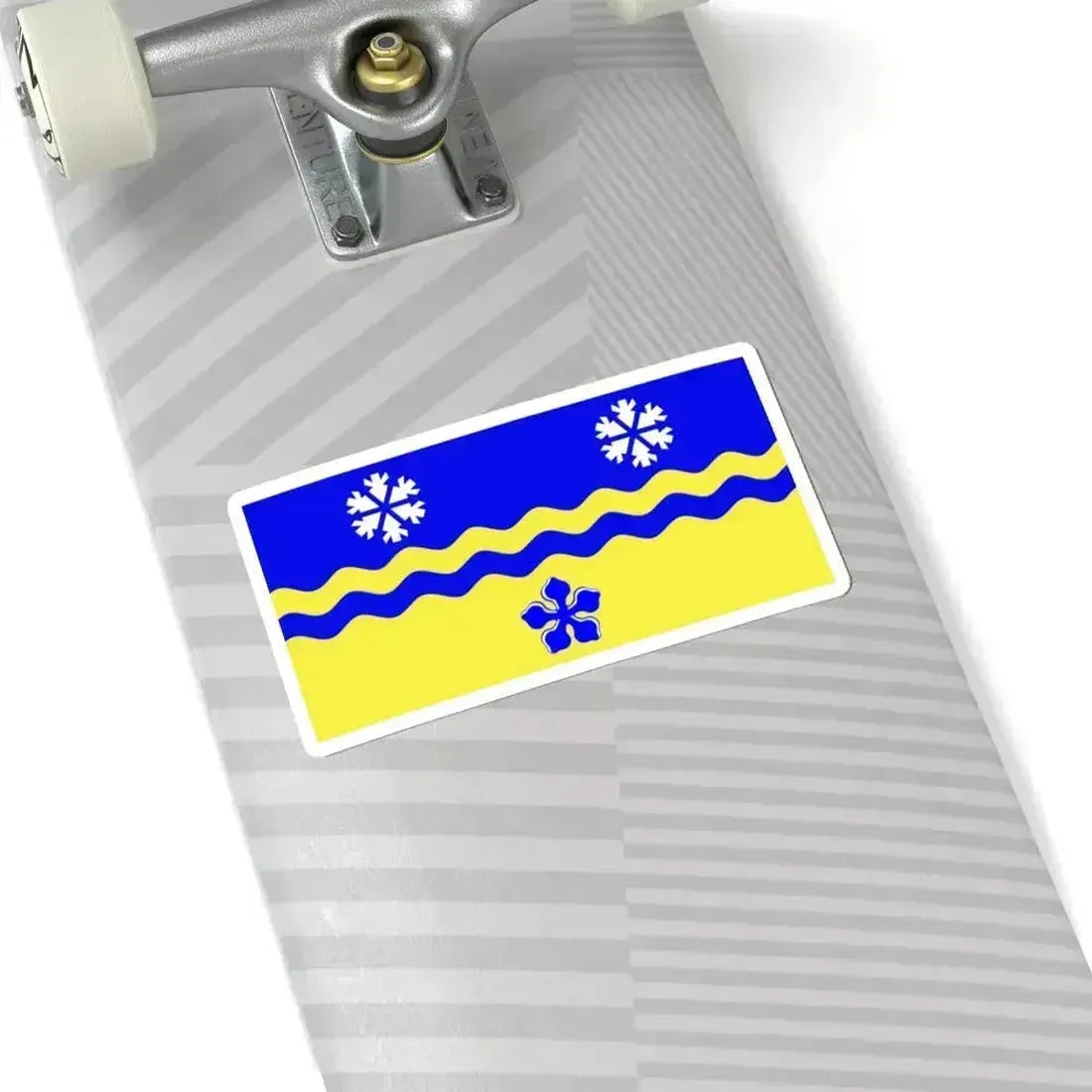 Flag of Prince George British Columbia (Canada) STICKER Vinyl Kiss-Cut Decal - The Sticker Space