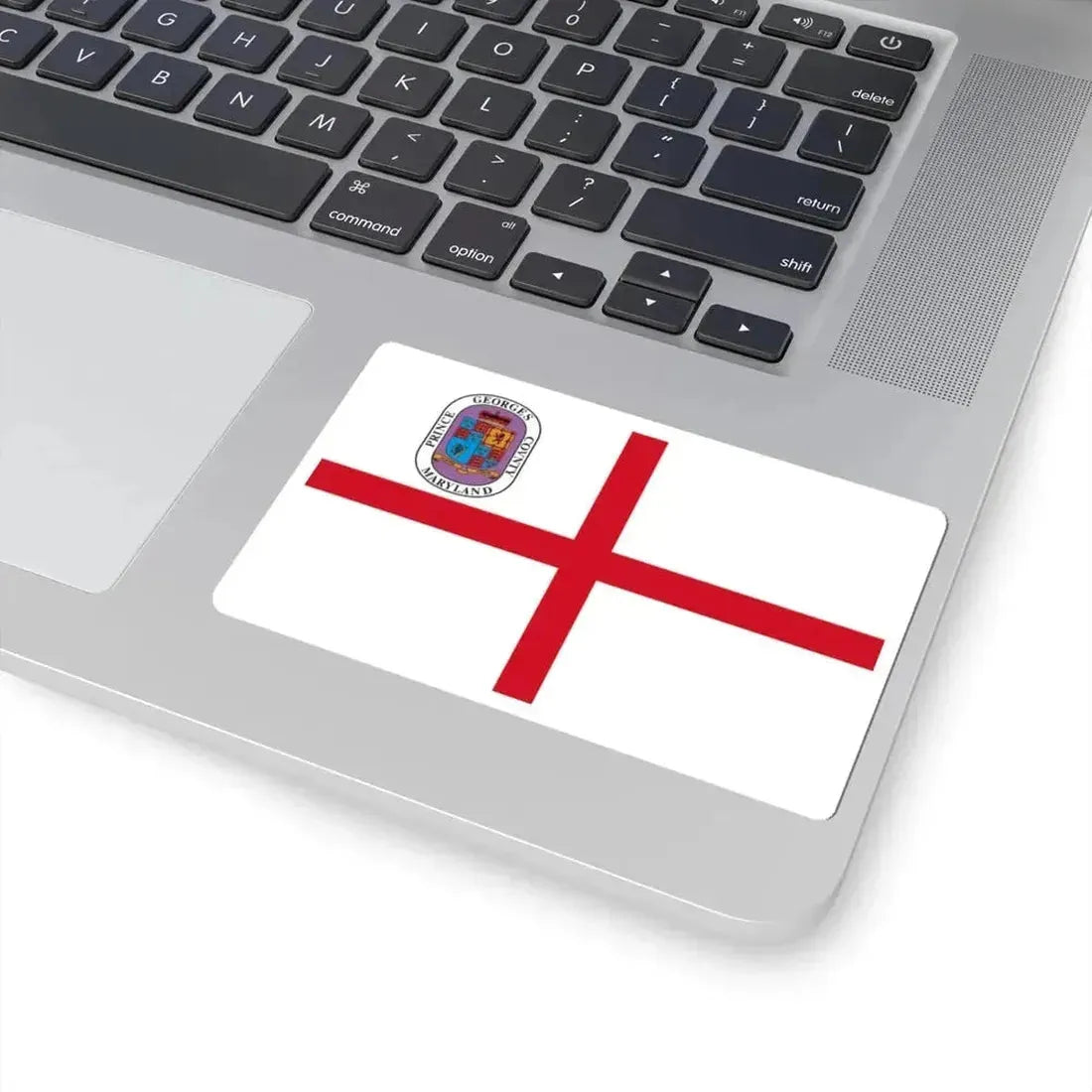 Flag of Prince Georges County Maryland (United States) STICKER Vinyl Kiss-Cut Decal - The Sticker Space