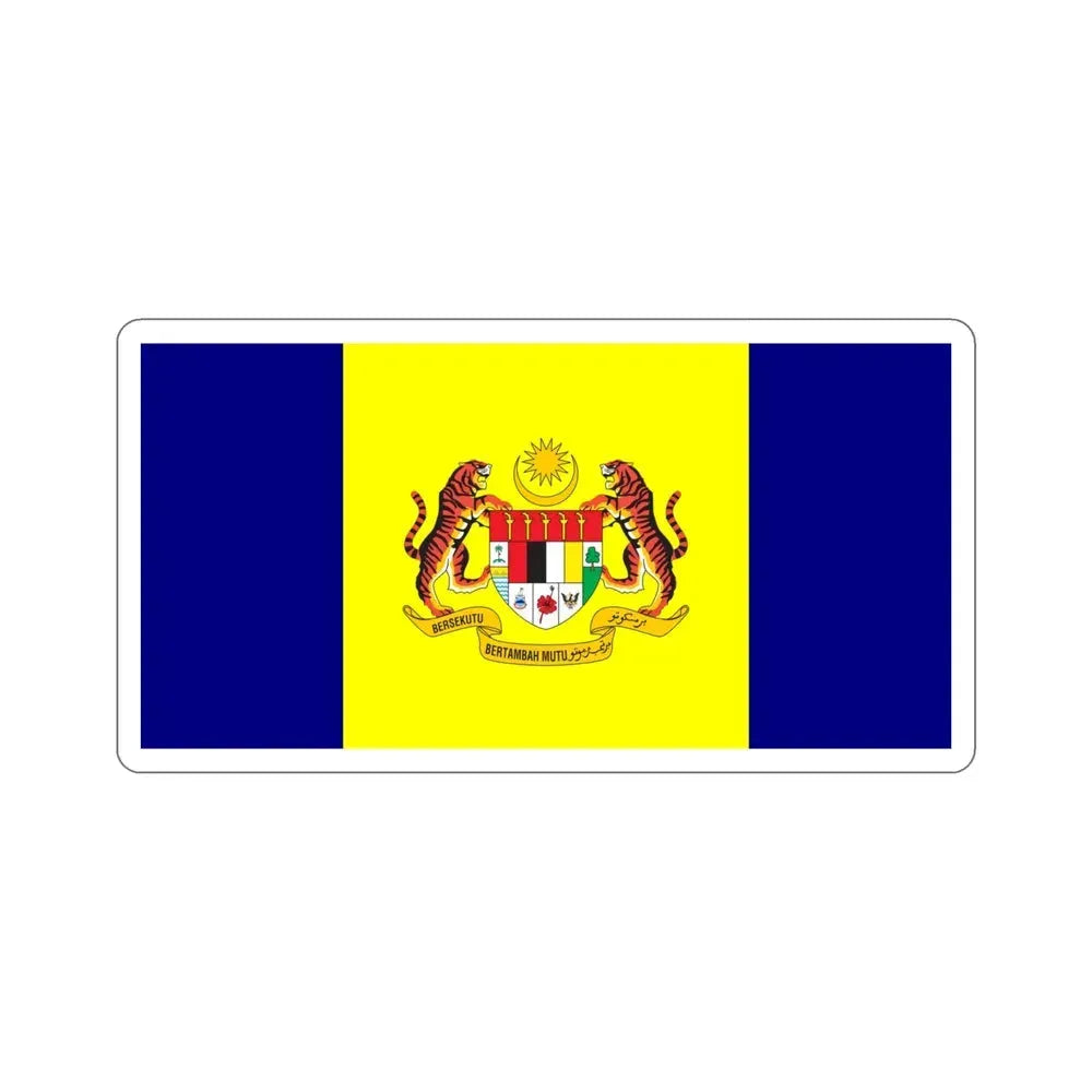 Flag of Putrajaya Malaysia STICKER Vinyl Die-Cut Decal 4 Inch - The Sticker Space