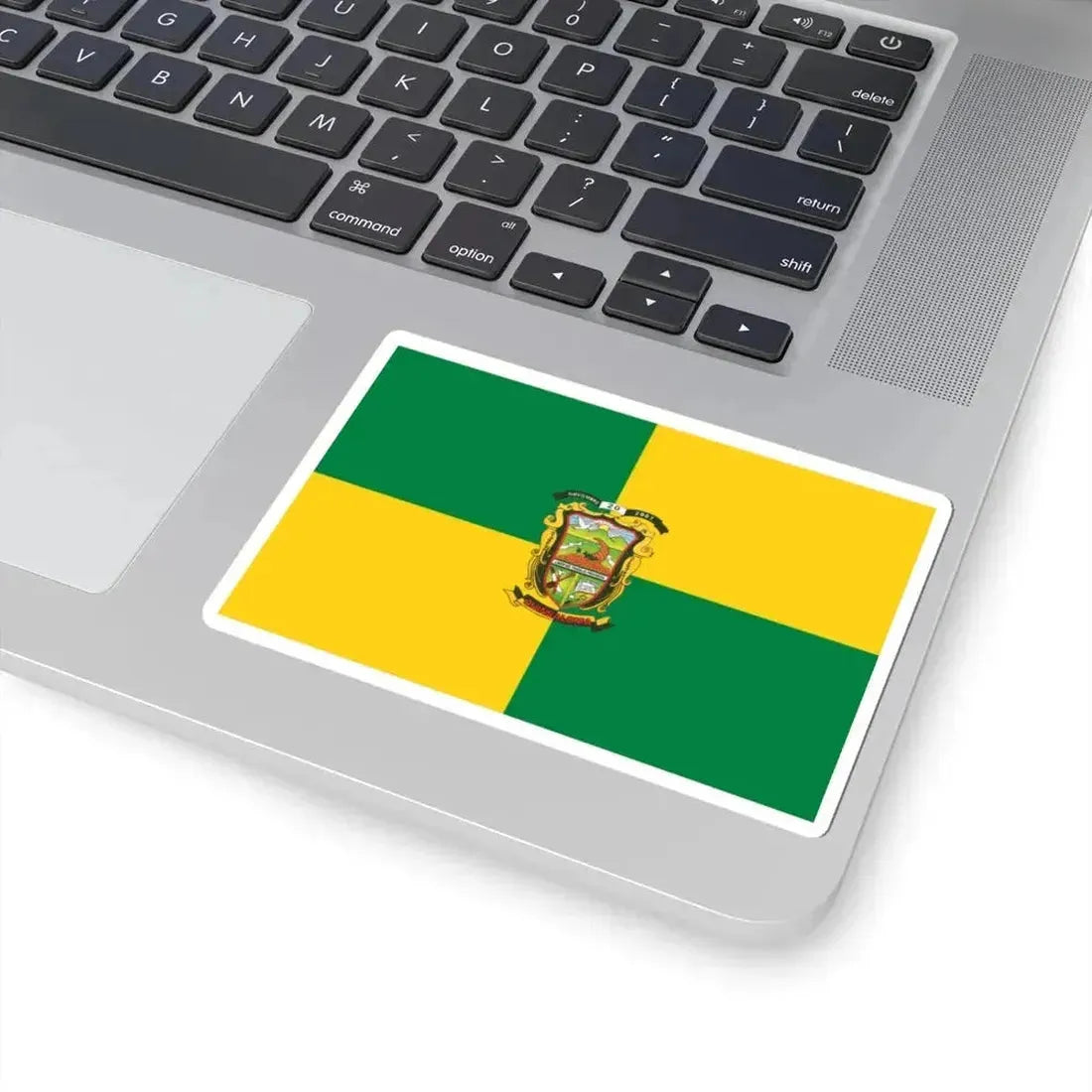 Flag of Quinsaloma (Ecuador) STICKER Vinyl Kiss-Cut Decal - The Sticker Space