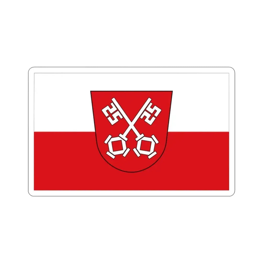 Flag of Regensburg 2 Germany STICKER Vinyl Die-Cut Decal - The Sticker Space