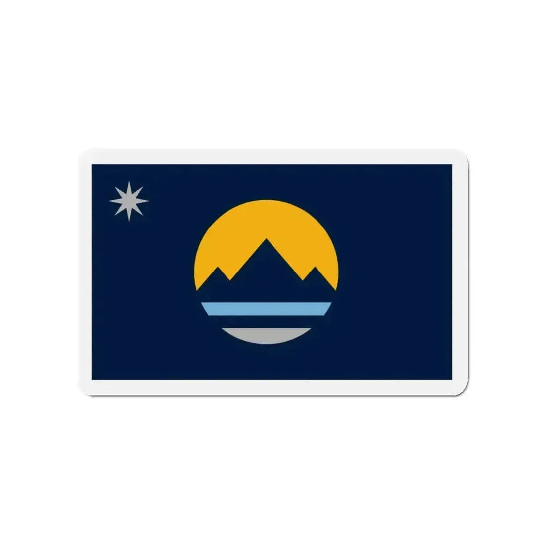 Flag of Reno Nevada - Refrigerator Magnet - The Sticker Space