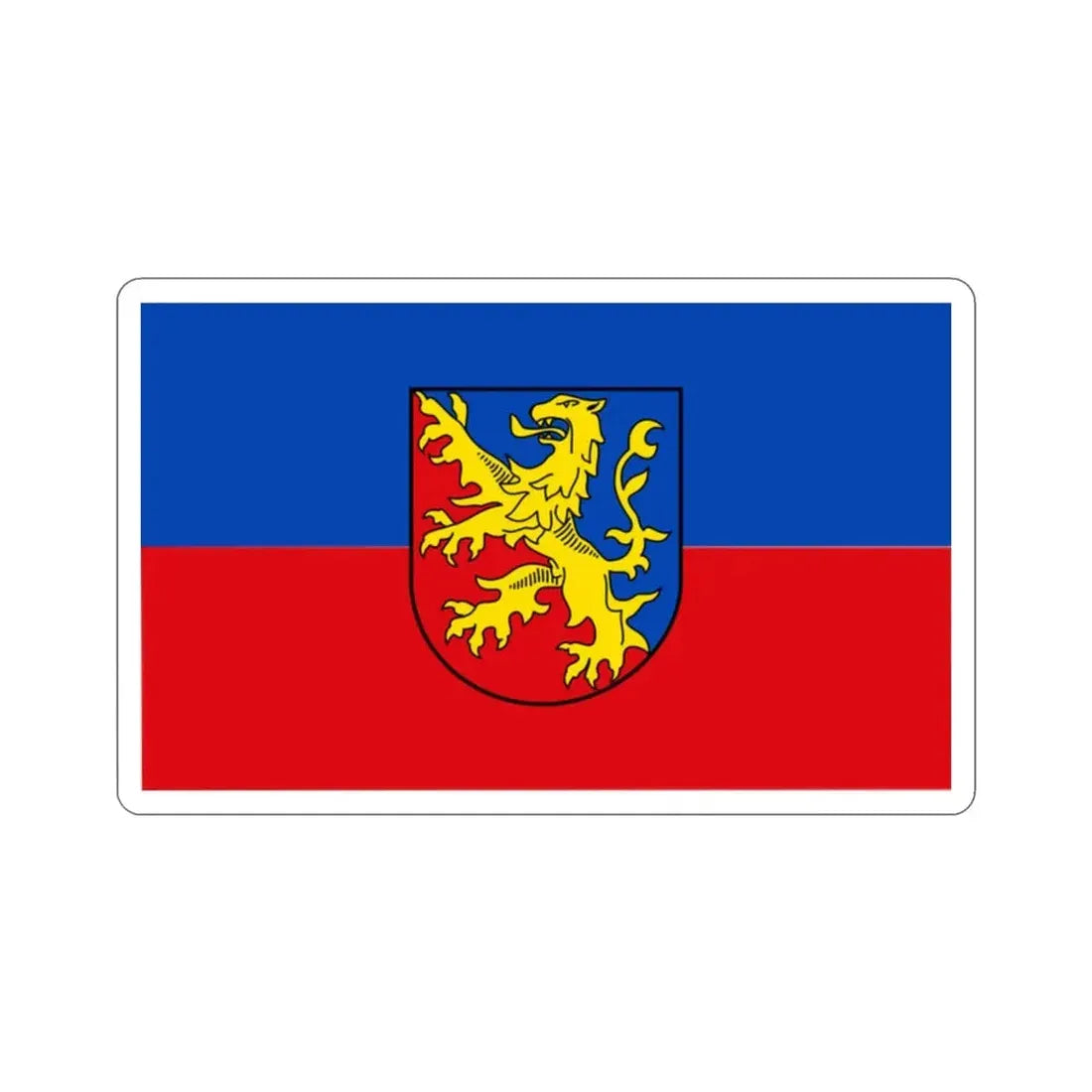 Flag of Rhein Lahn Kreis Germany STICKER Vinyl Die-Cut Decal - The Sticker Space