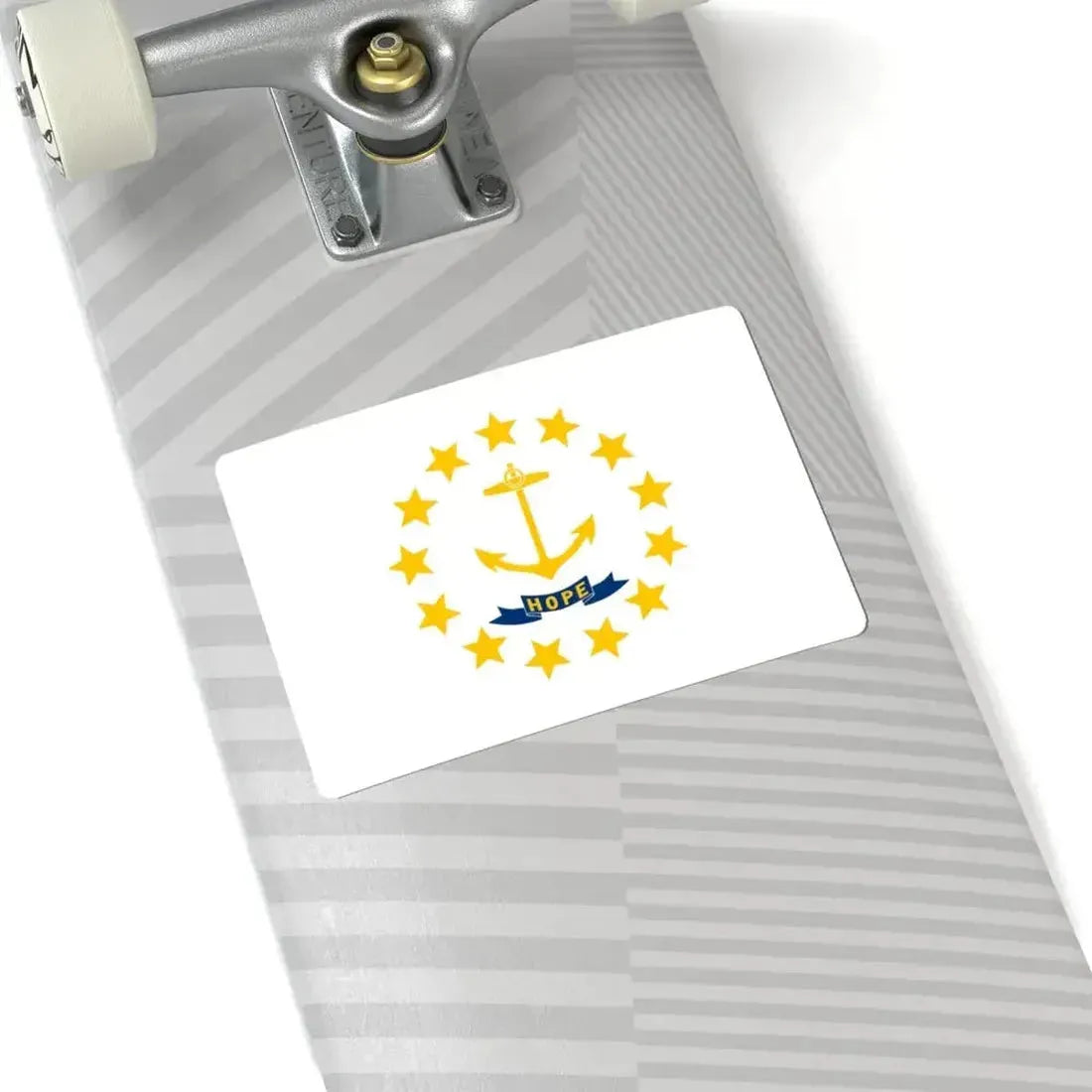 Flag of Rhode Island 3-2 (United States) STICKER Vinyl Kiss-Cut Decal - The Sticker Space