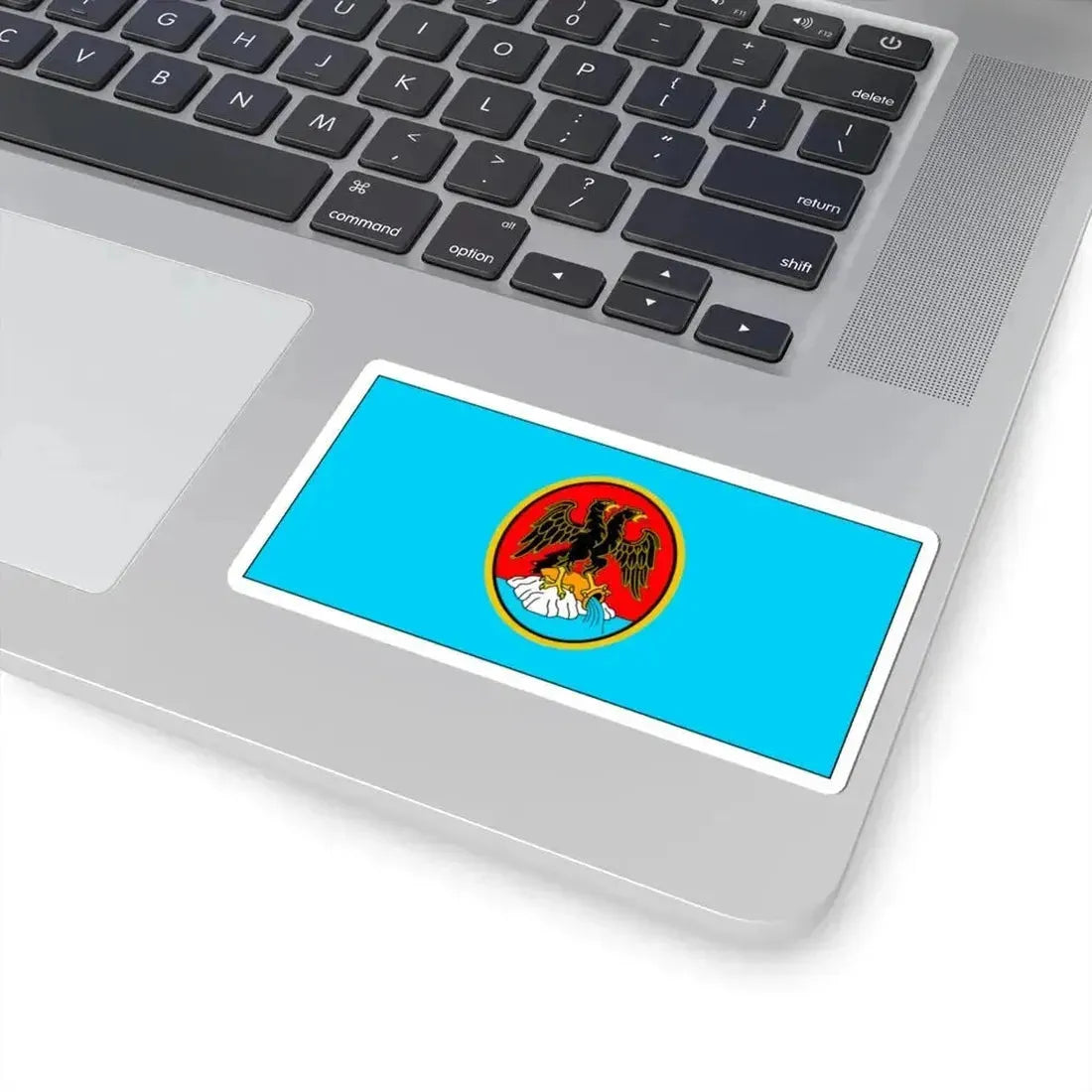 Flag of Rijeka (Croatia) STICKER Vinyl Kiss-Cut Decal - The Sticker Space